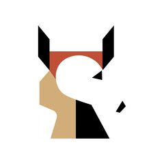 Minimalist Flat Cat Illustration &ndash; Soft Color Kitty Vector for Apps, UI, and Social Media