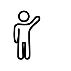 People insurance icon. Outline people insurance vector icon for web design isolated on white background