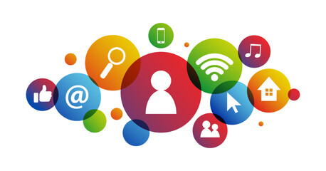 icone, applicazioni, servizi, colorati, internet, web, servizi digitali © xyz+