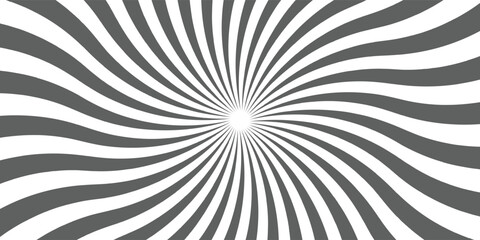 Hypnotic spiral background.Optical illusion style design. Vector.