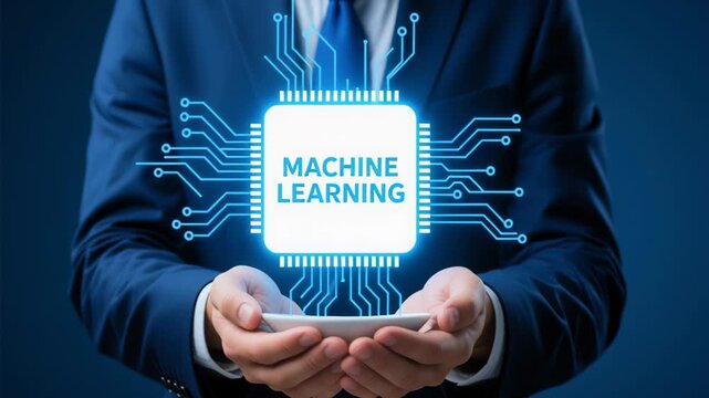 AI Cloud Computing Business Data Analytic with Digital Interfaces for Big Data Performance Monitoring and Automation, Machine Learning Technology