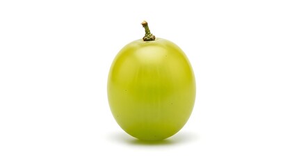 Fresh green grape, vibrant and juicy, isolated on white background isolated on white background