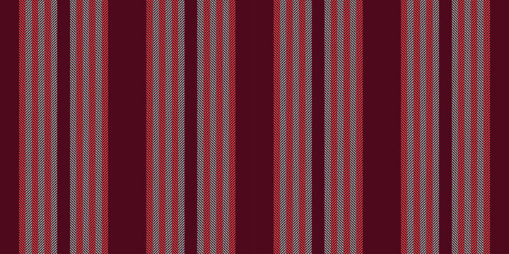 Kape background texture fabric, customizable pattern lines stripe. Acreen vector textile seamless vertical in red and pastel colors.