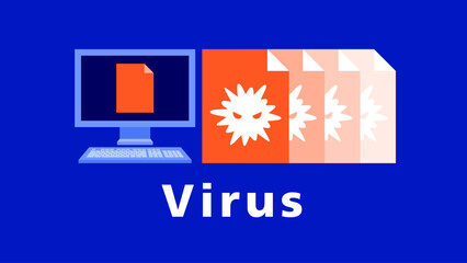 File-Infecting Computer Virus Rapidly Replicating on a Desktop Environment