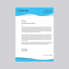 Modern Corporate Letterhead Design Template