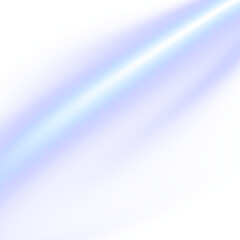 Obraz premium Diagonal Blue Light Beam on Transparent Background