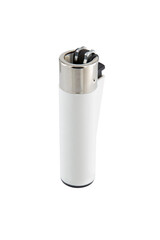 white lighter isolated on white background