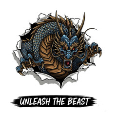 head of a dragon on transparent background