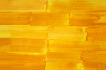 Warm Yellow Abstract Watercolor Background with Brushstroke Texture