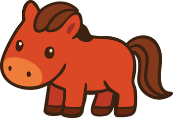 New Year_New Year Image_Year of the Red Horse_2026_Cute Horse_Pony
