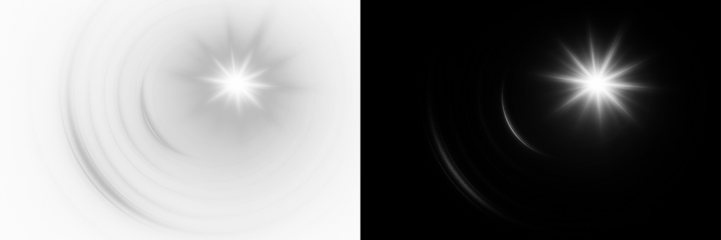 Bright sun with glowing rays, radiant flare highlights, and luminous light creating magical atmosphere, perfect for sunny backgrounds and abstract light compositions