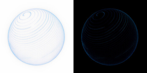 Electric plasma ring with glowing sphere, lightning strike, and neon effect ideal for digital backgrounds, futuristic designs, and technology visuals