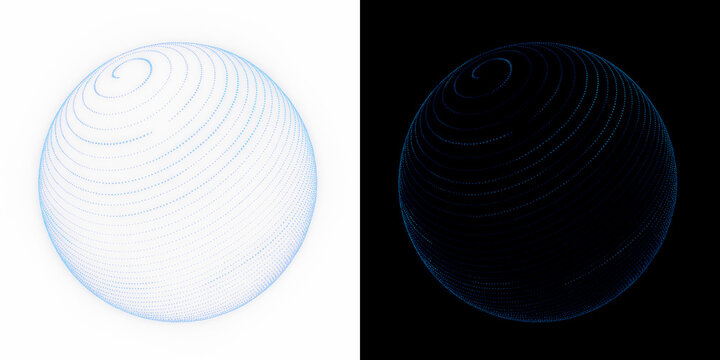 Electric plasma ring with glowing sphere, lightning strike, and neon effect ideal for digital backgrounds, futuristic designs, and technology visuals - Powered by Adobe