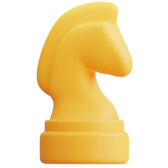 3D Chess Knight Icon  © Adam