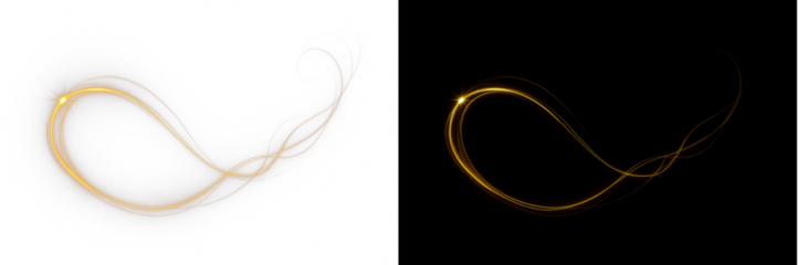 Transparent neon circle with illuminated LED and modern decoration