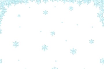 christmas background with snowflakes