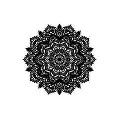 ornamental round lace pattern /Mandala art