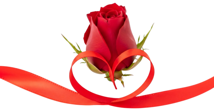 Wildflower Bouquet with Daisies, Poppies, Lavender, Red Bow, and Heart Gift Tags - Powered by Adobe