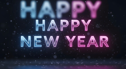 Obraz premium Celebrate the New Year with a Stunning Happy New Year Background and Festive Wishes