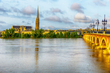 Cityscape of Bordeaux, France