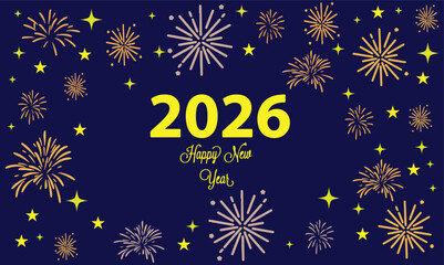 New Year 2026 Fireworks Celebration