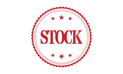 Red Rubber Stock Stamp Icons