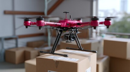 Advanced drone technology for inspecting packages and ensuring integrity