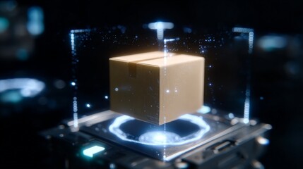 Ai based fraud detection with box scanning for secure parcel inspection concept