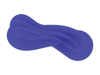 Abstract wavy purple gradient vector design in isolated white background