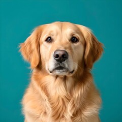 Obraz premium golden retriever portrait