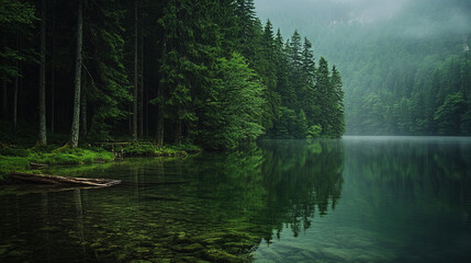 The serenity of the lake and the forest fill you with a deep sense of calm. How does this moment of stillness allow you to reflect on what&acirc;&euro;&trade;s important in your life?