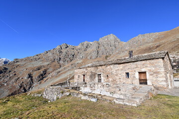 L'alpeggio di Settefontane, in valle Elvo,nel Biellese,posto sotto le pendici del Monte Mucrone