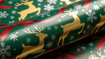 christmas gift wrapping paper texture