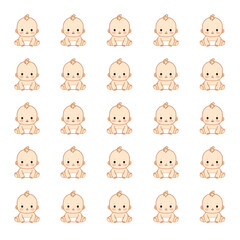 Cute Baby Design Very Cool 