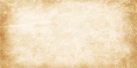 Old vintage parchment paper texture with grunge and aged brown stains