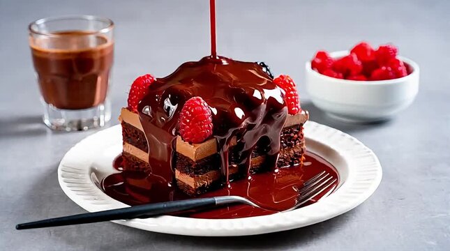 A delicious cake is always welcome on any occasion.