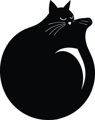 black cat silhouette