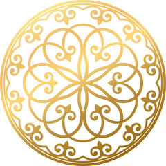 Kazakh golden ornament S2-03