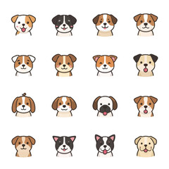 Cute Dog Icon Design Very Cool