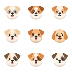 Cute Dog Icon Design Very Cool