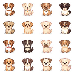 Cute Dog Icon Design Very Cool