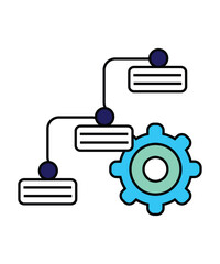 Fototapeta premium Diagram Free Icon