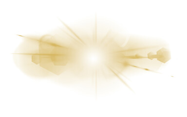 Smooth Diffused Golden Bottom Glow with Curved Edges