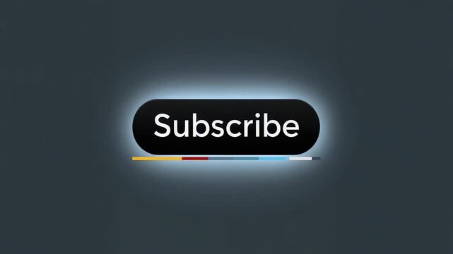 Sliding cursor onto Subscribe button on slate, causing black shift and strip halo for subscribing