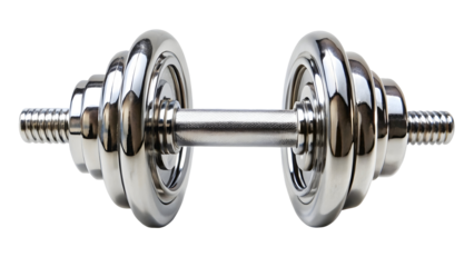 dumbbell isolated on white
