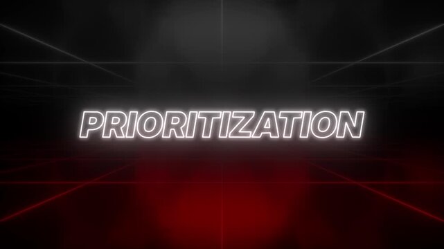 Prioritization Text 80s Style &ndash; Retro Aesthetic Background