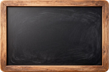 Vintage wooden framed blackboard for educational purposes