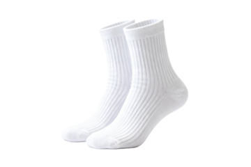 White ribbed ankle socks for daily wear and comfort