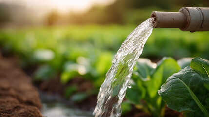 Water supply for farming infrastructure, efficient irrigation systems and sustainable agricultural practices, crop watering network, farm hydration distribution, rural water manage