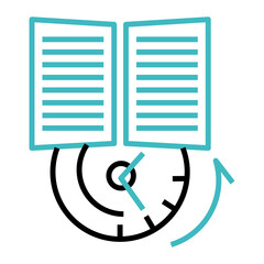 Education Study Time vector icon